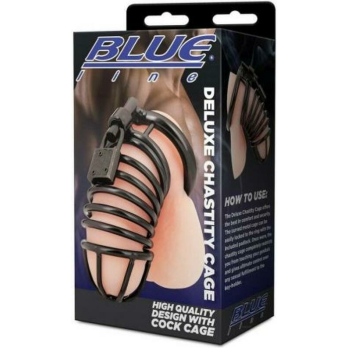 Deluxe Chastity Cage Black - Image 1