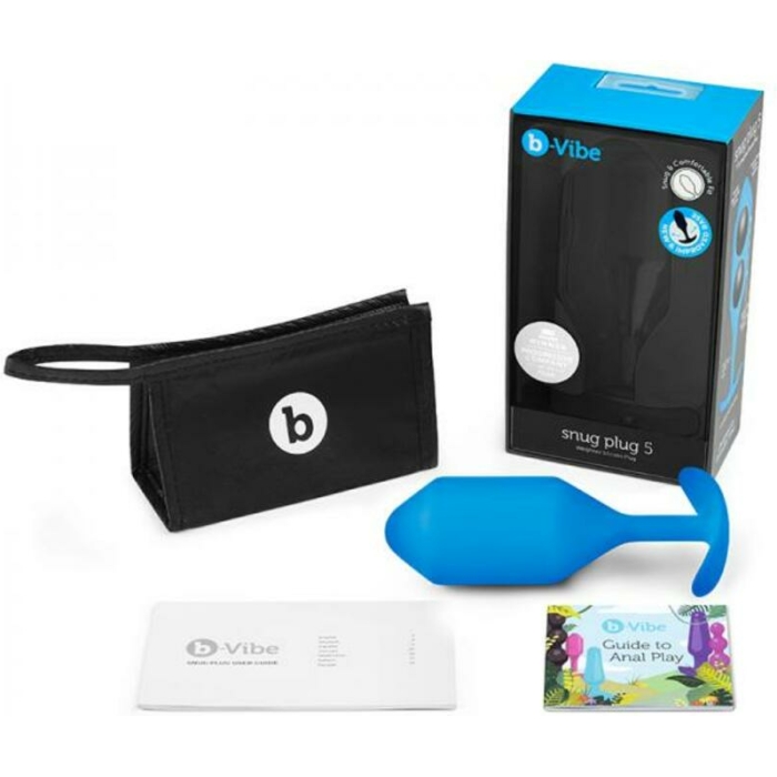 B Vibe Snug Plug 5 Blue (net) - Image 1