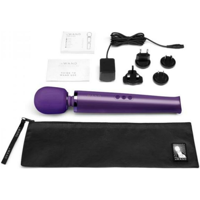 Le Wand Rechargeable Vibrating Massager Purple - Image 1