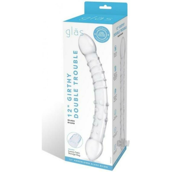 Glas 12" Double Trouble Dildo - Image 1