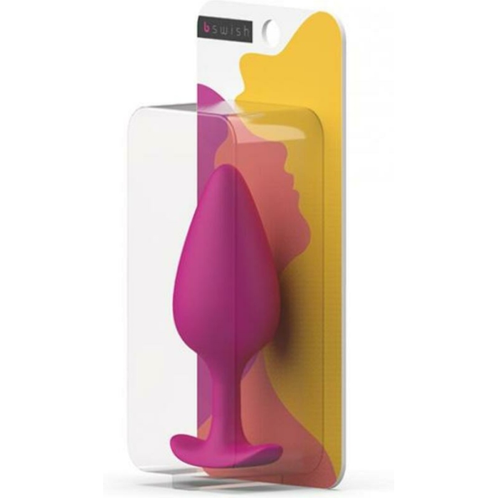 B Swish Bfilled Basic Plus Anal Plug Magenta - Image 1