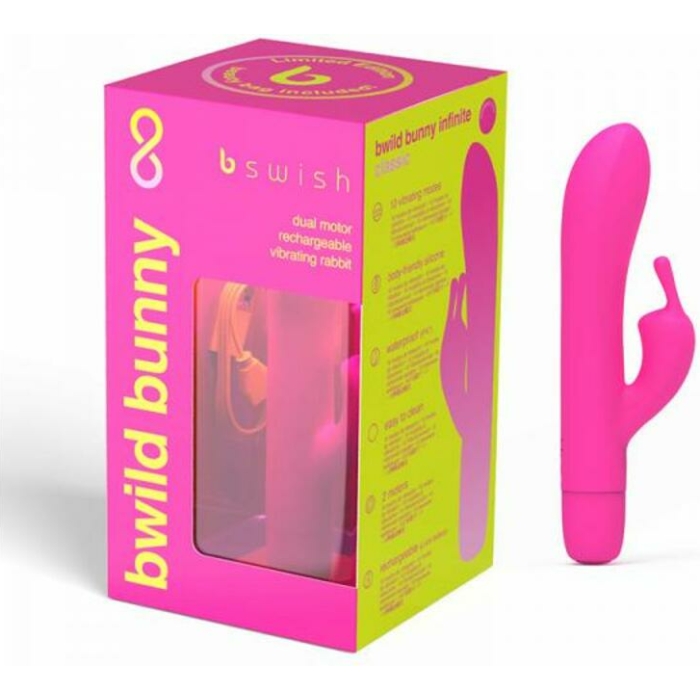B Swish Bwild Bunny Infinite Limited Edition Vibrator Sunset Pink - Image 1