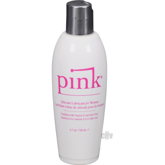 Pink Silicone Lube - 4.7 oz Flip Top Bottle - Image 1