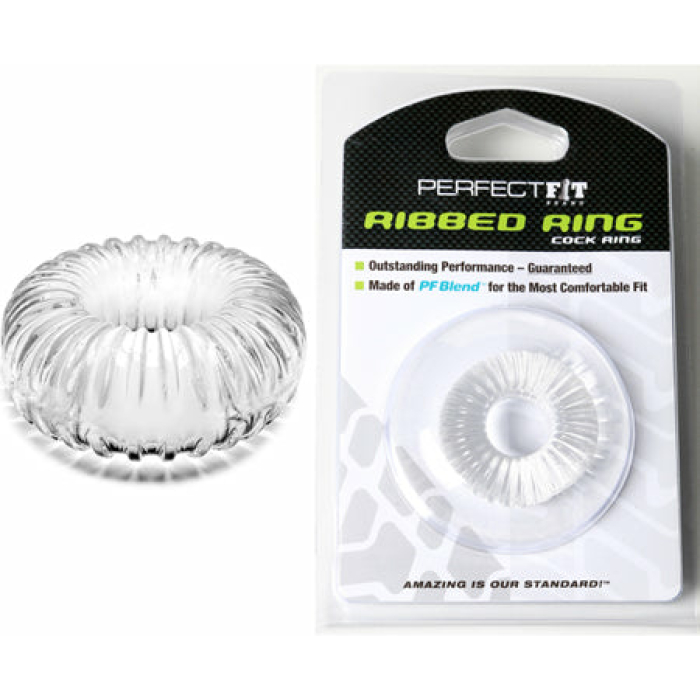 Ribbed Ring Clear - Image 1