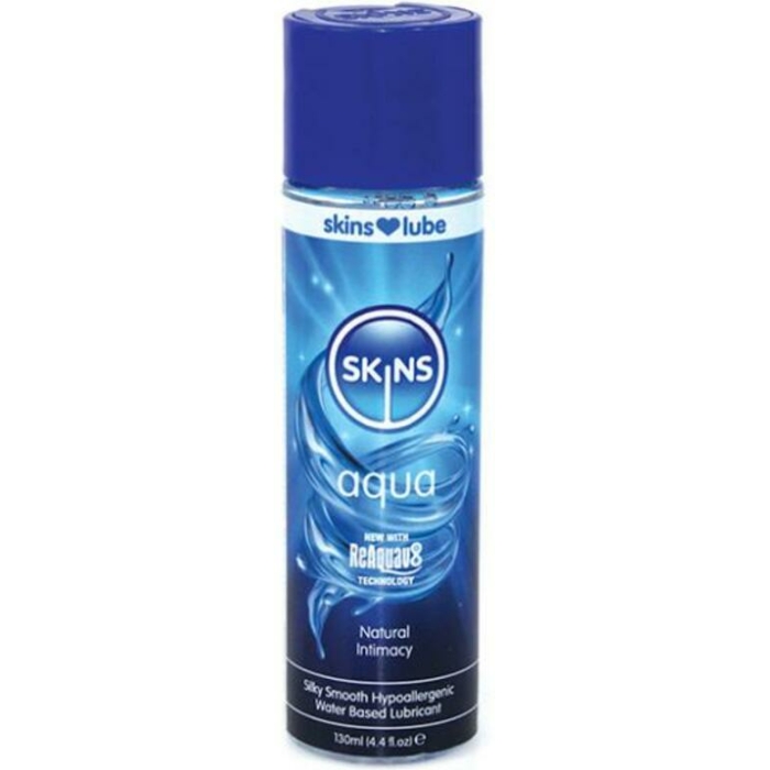 Skins Aqua Water-based Lubricant 4 Oz. - Image 1