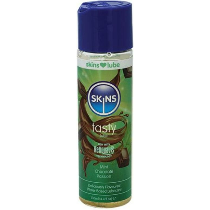 Skins Water Based Lubricant - 4.4 Oz Mint Chocolate - Image 1