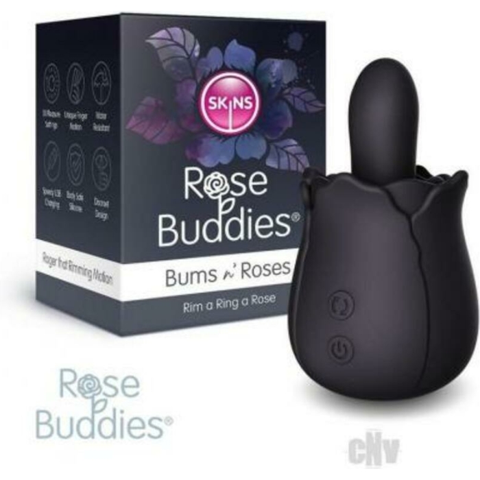 Skins Rose Buddies Bum N Roses Black - Image 1
