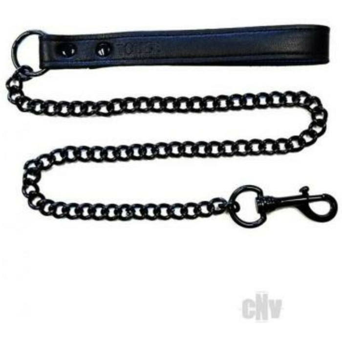 Leather Lead Black - Image 1
