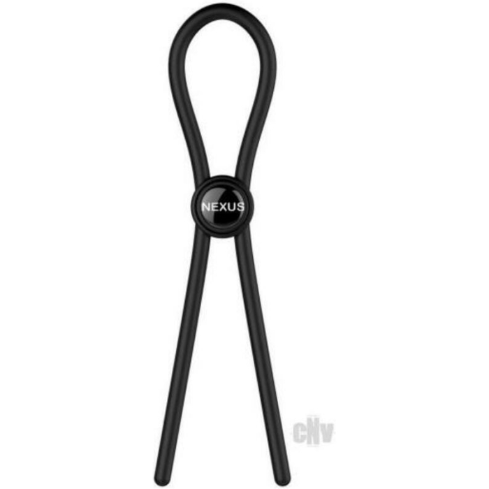 Forge Single Lasso Cock Ring Black - Image 1