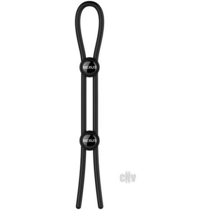 Forge Double Lasso Cock Ring Black - Image 1