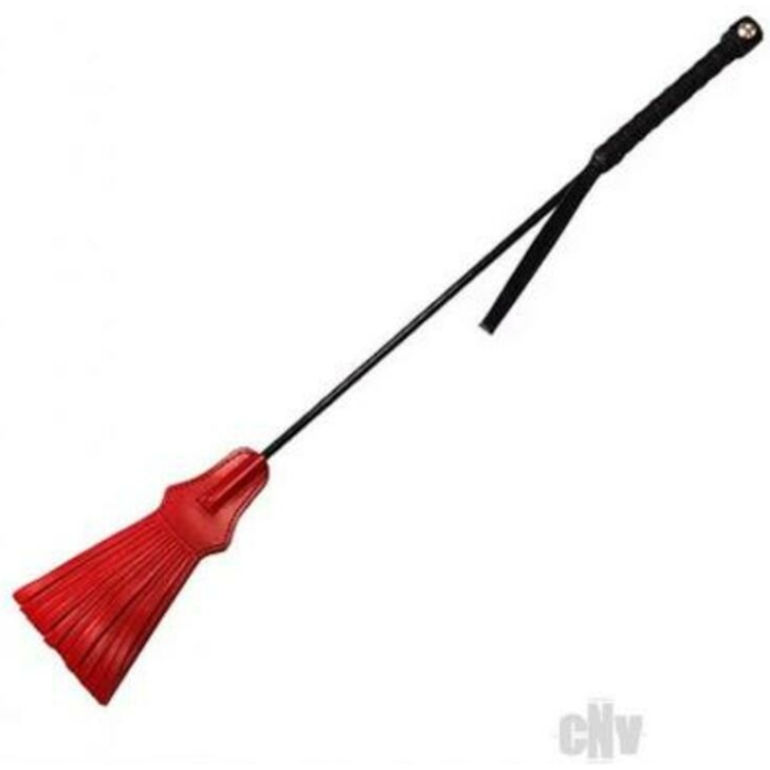 Rouge Tasseled Riding Crop Red - Image 1