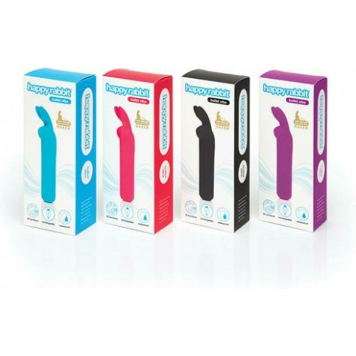 Happy Rabbit Rechargeable Bullet Black - Image 1