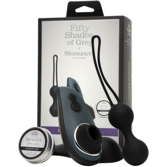 Fifty Shades Of Grey Womanizer Desire Blooms Kit Black - Image 1