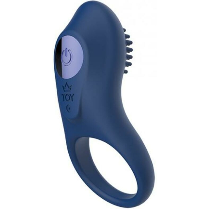 Toybox Sonic Blue Vibrating Cock Ring - Image 1