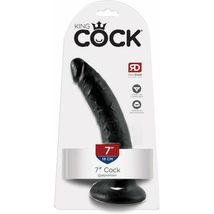 King Cock 7 Cock - Black - Image 1