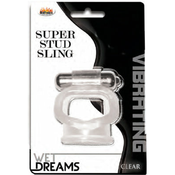 Wet Dreams Super Stud Sling Clear - Image 1