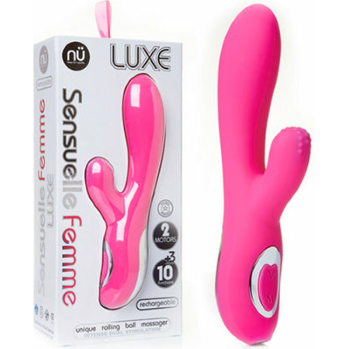 Nu Sensuelle Femme Luxe 10 Fun Rabbit Massager - Pink - Image 1