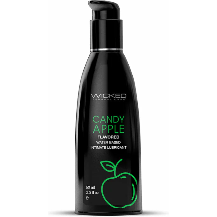 Wicked Aqua Lubricant Candy Apple 2oz - Image 1