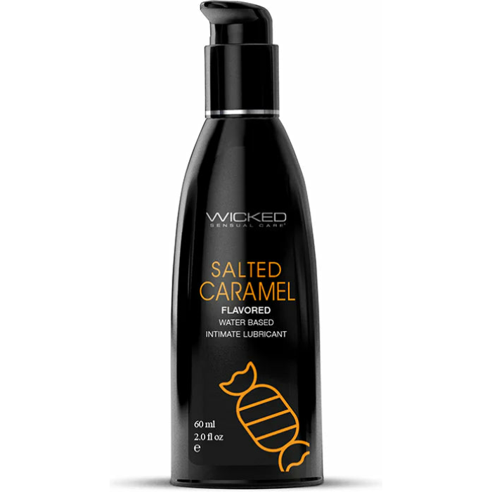 Wicked Aqua Salted Caramel Lube 2oz - Image 1