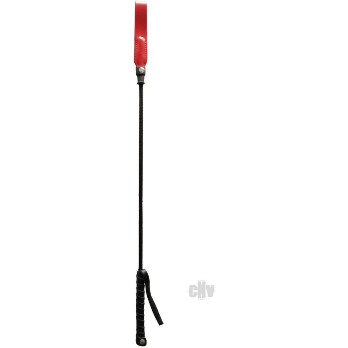 Rouge Long Riding Crop Slim Tip 24 Red - Image 1