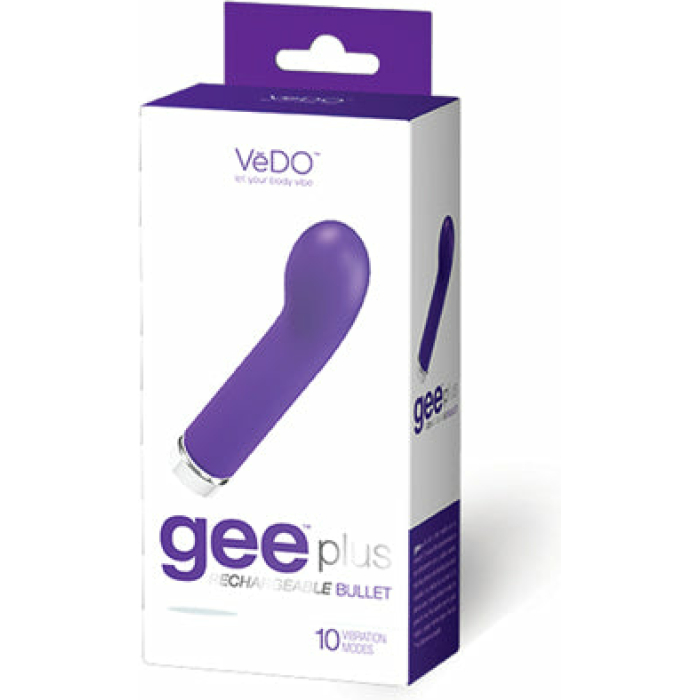 VeDO Gee Plus Rechargeable Vibe - Into You Indigo - Image 1