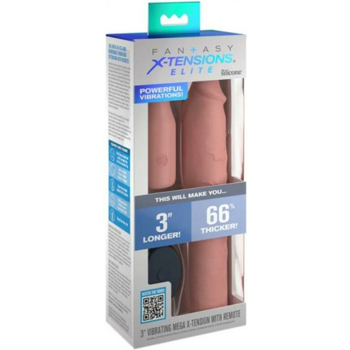 Fx Elite 9 Vibe Sleeve 3 Plug Rc Light - Image 1