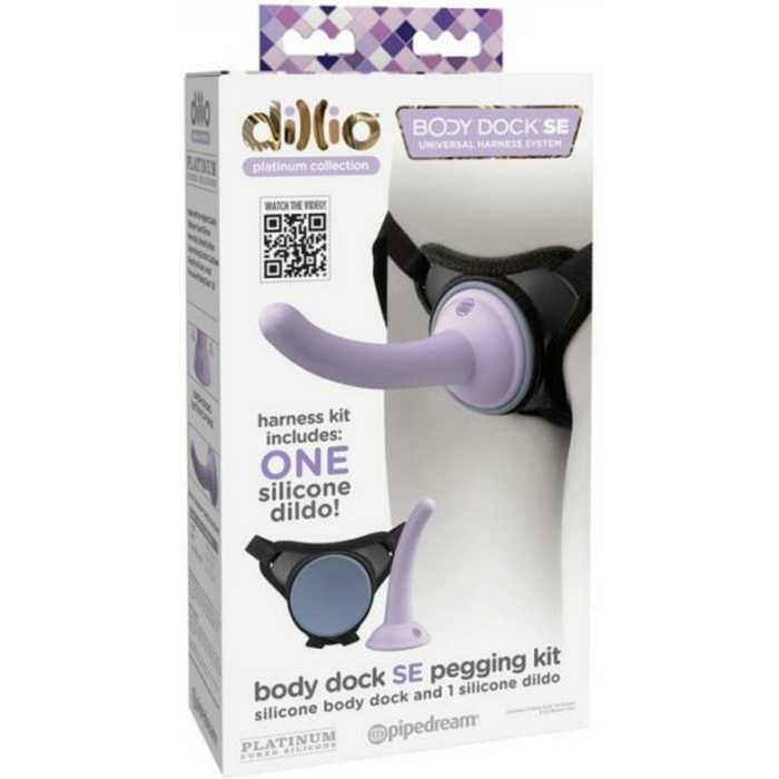 Dillio Platinum Body Dock Se Pegging Kit With 5 In. Silicone Dildo - Image 1