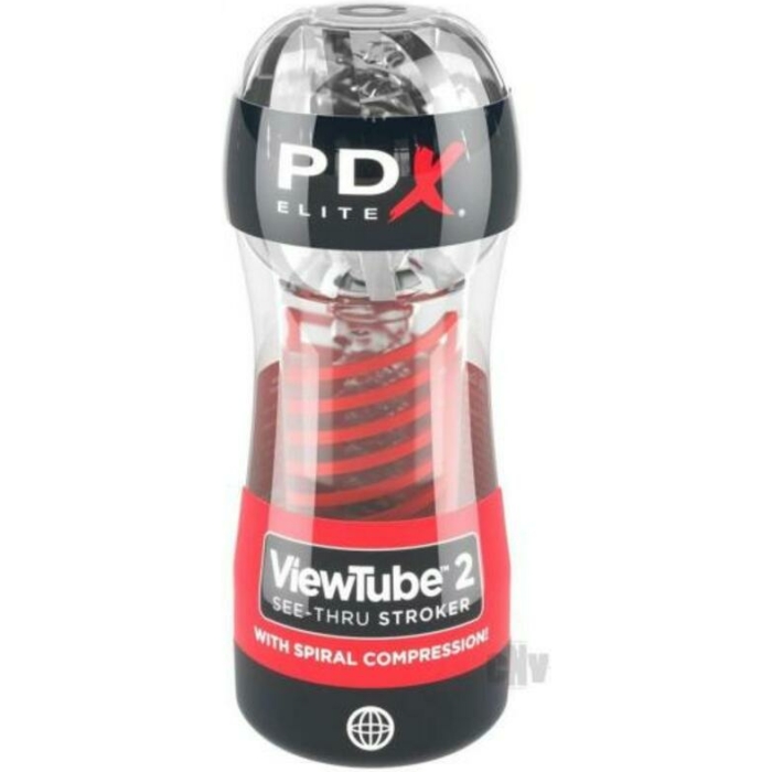 Pdx Elite Viewtube 2 Stroker Clr/red - Image 1