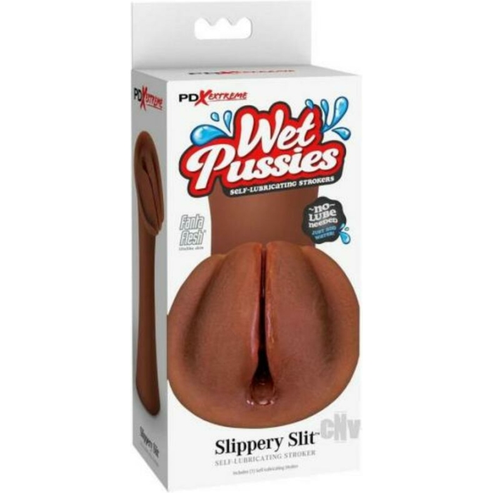 Pdx Wet Pussies Slippery Slit Brown - Image 1