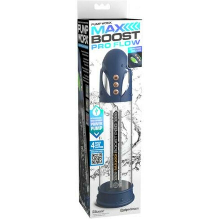 Pump Worx Max Boost Pro Flow Blue/clear - Image 1