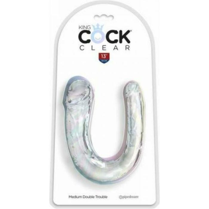 King Cock Clear Medium Double Trouble - Image 1