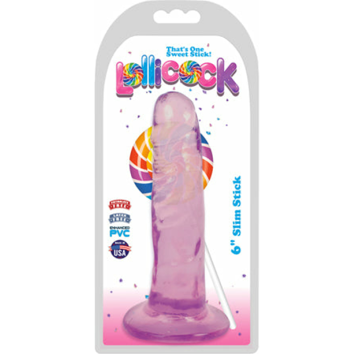 Curve Novelties Lollicock 6 Slim Stick - Grape Ice - Image 1