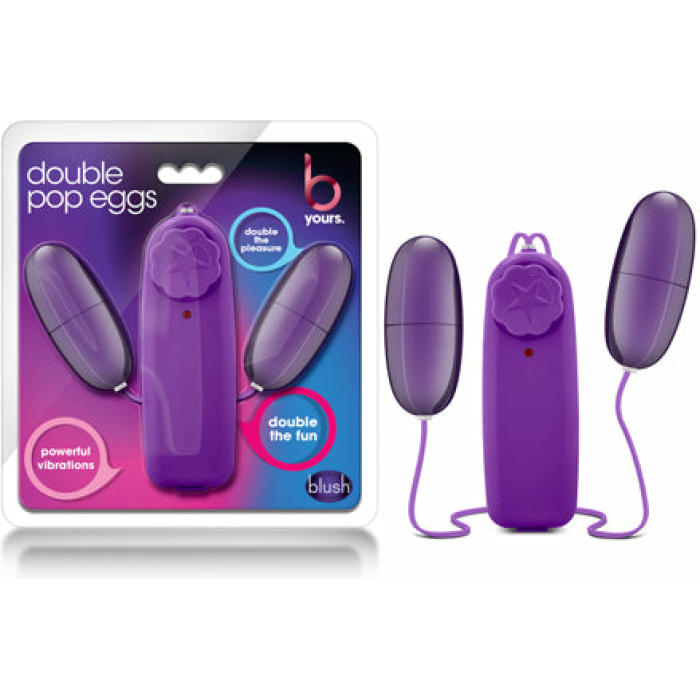 Blush B Yours Double Pop Eggs - Plum - Image 1