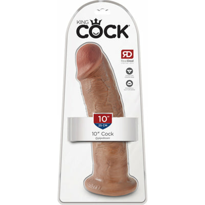 King Cock 10 Cock - Tan - Image 1