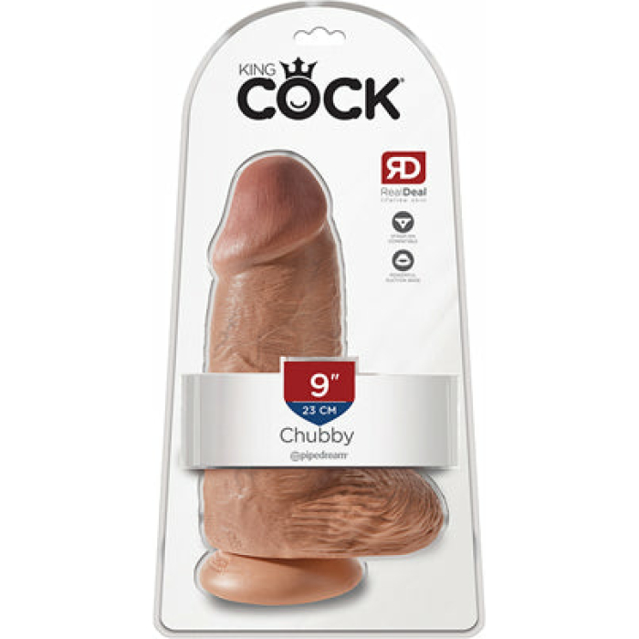 King Cock 9 Chubby - Tan - Image 1