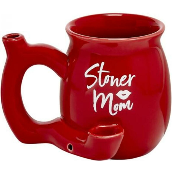 Fashioncraft Red 'stoner Mom' Roast & Toast Mug - Image 1