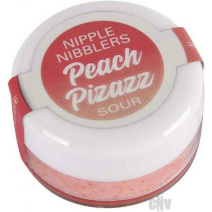 Nipple Nibbler Sour Tingle Balm Peach Pizazz 3 G - Image 1