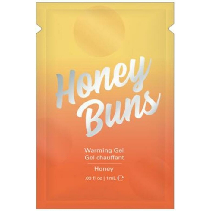 Honey Buns Warming Arousal Gel (bulk Pack/24 Pcs) .03 Oz Foils - Image 1