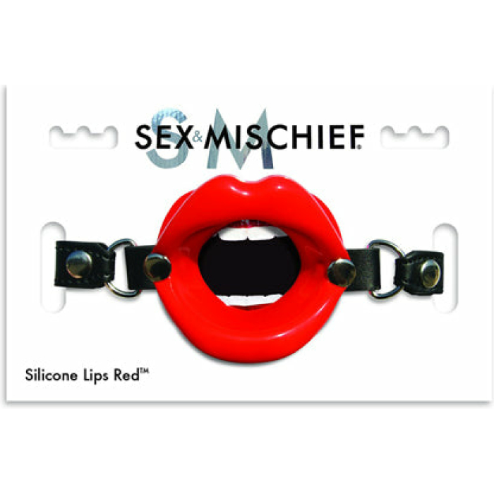 Sex & Mischief Silicone Lips - Red - Image 1