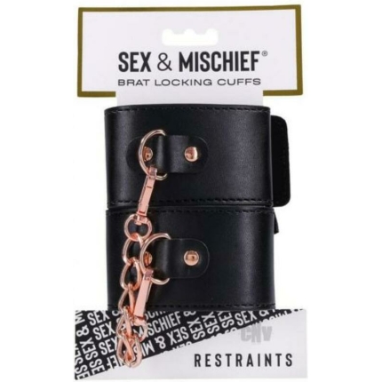 Sportsheets Sex & Mischief Brat Locking Cuffs