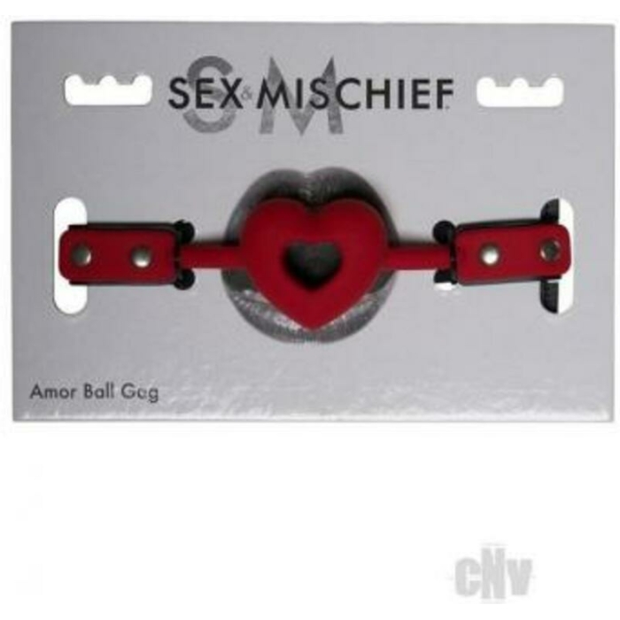 Sandm Amor Ball Gag Red/black - Image 1
