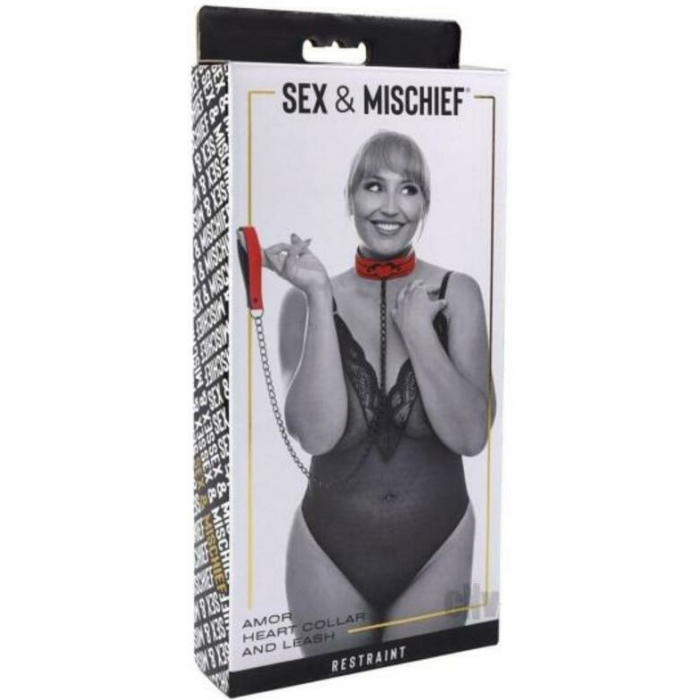 Sportsheets Sex & Mischief Amor Collar And Leash - Image 1
