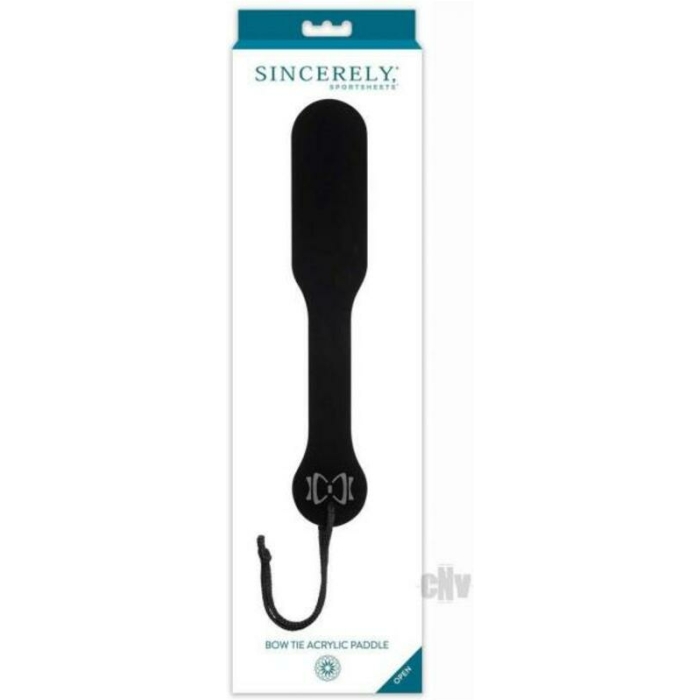 Sincerely Bow Tie Acrylic Paddle - Image 1