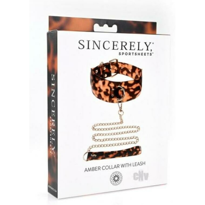 Sincerely Amber Collar And Leash - Image 1