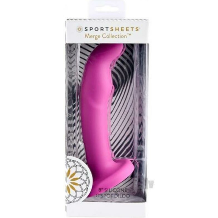 Sportsheets Merge Tana 8-inch Suction Cup Dildo Pink - Image 1