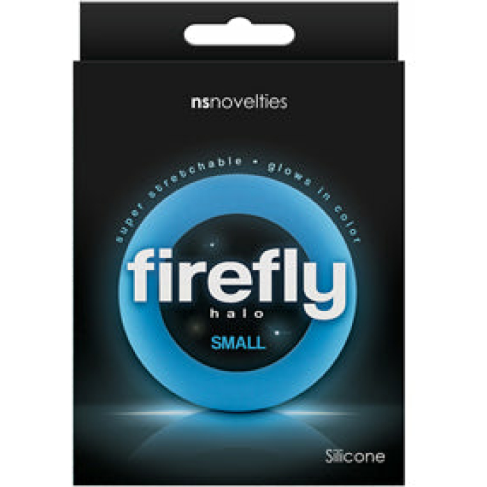Firefly Halo Small Cockring - Blue - Image 1