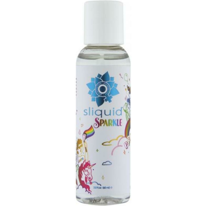 Sliquid Naturals Sparkle Pride Water Based Lube - 2 Oz - Image 1