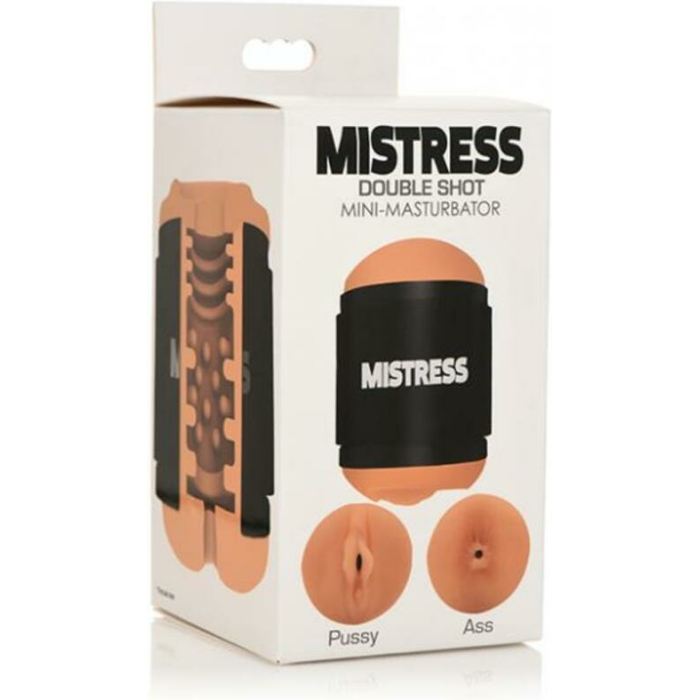 Curve Novelties Mistress Mini Double Stroker Pussy & Ass - Medium - Image 1