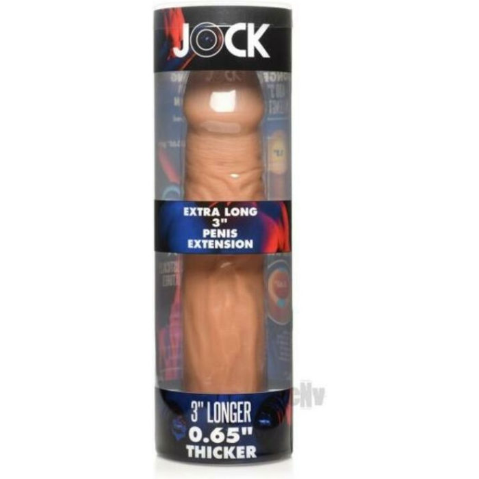Jock Extra Long Penis Extension Sleeve 3in Medium - Image 1