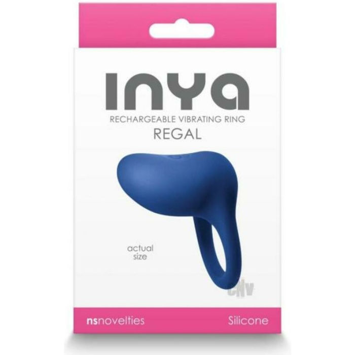 Inya Regal Vibrating Ring Blue - Image 1